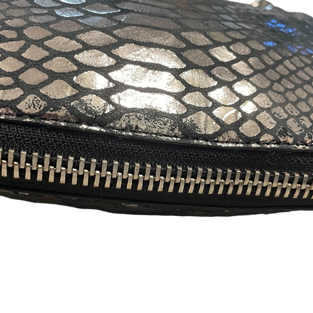 Milly Metallic Mirrored Python Expandable Hobo Bag - image 8